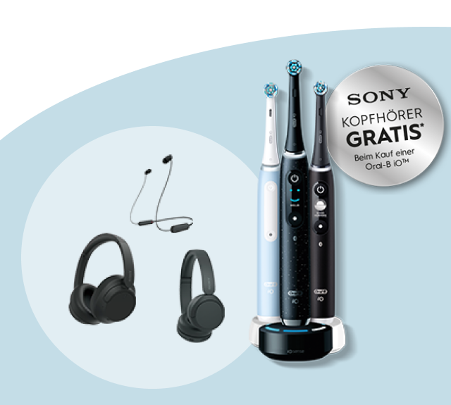 Oral-B kaufen und Sony Kopfhörer bekommen